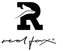 Black logo with a stylized 'R' and the text 'Red Fox' on a white background